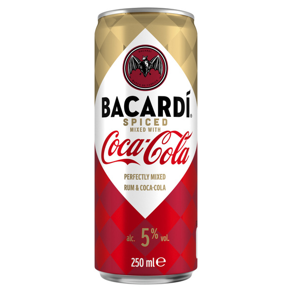 Bacardi Bacardi Spiced and Coca-Cola voorkant