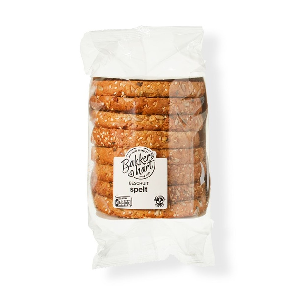 BakkersHart beschuit Spelt voorkant