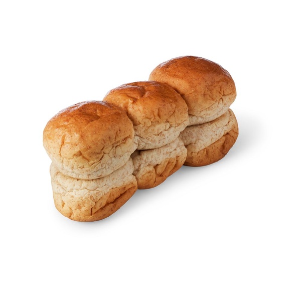 BakkersHart bruine bollen 6 stuks achterkant