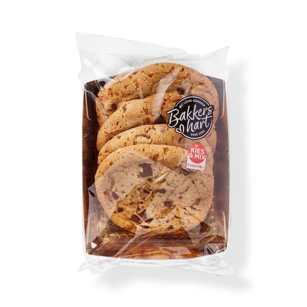 BakkersHart chocolade chunck cookies voorkant