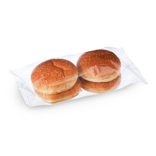 BakkersHart hamburgerbroodjes luxe 4 stuks voorkant