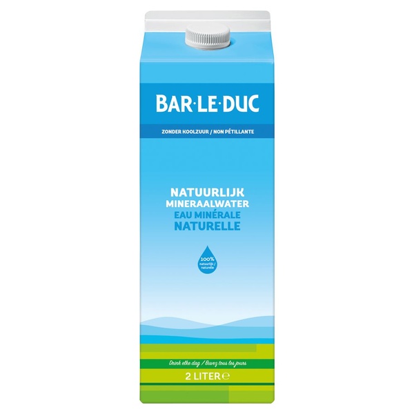 Bar le Duc mineraalwater koolzuurvrij voorkant