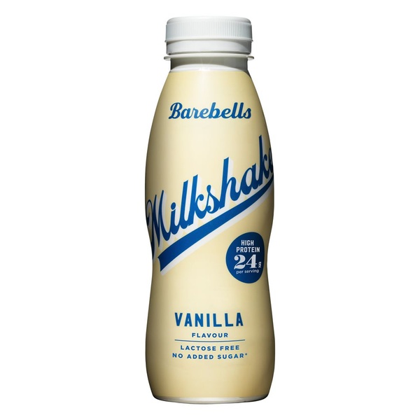 Barebells proteïne milkshake vanille voorkant