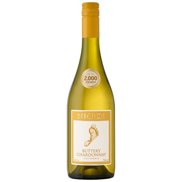 Barefoot wijn chardonnay voorkant
