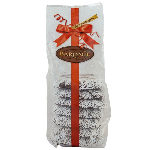 Baronie musketkrans groot wit voorkant