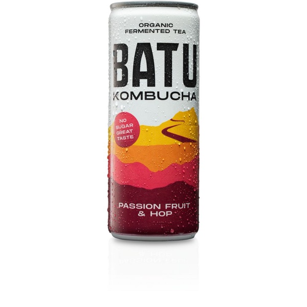 Batu kombucha passion fruit & hop voorkant