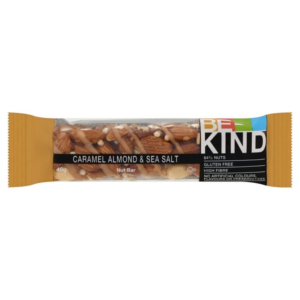 Be Kind granola caramel almond sea salt caramel almond sea salt voorkant