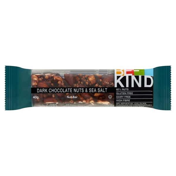 Be Kind nut bar dark chocolate nuts sea salt voorkant