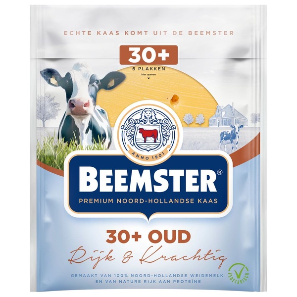 Beemster kaas oud 30+ plakken voorkant