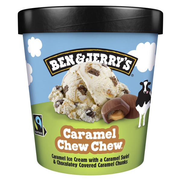Ben&Jerry Ben&Jerry caramel chew chew voorkant