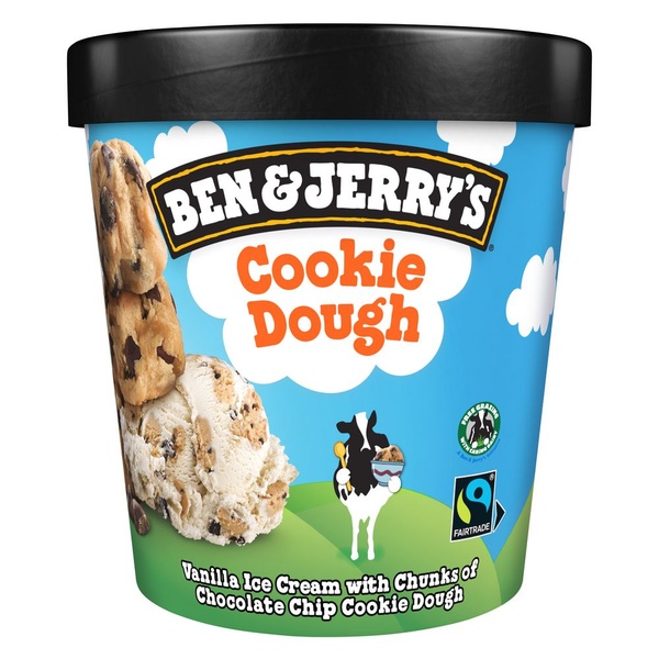 Ben&Jerry ijs cookie dough voorkant