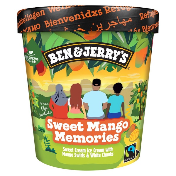 Ben&Jerry sweet mango memories voorkant