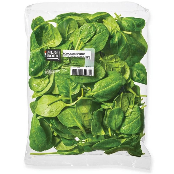 bio baby spinazie biologisch voorkant