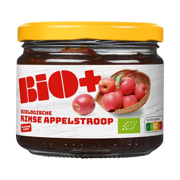 Bio+ Biologische appelstroop voorkant