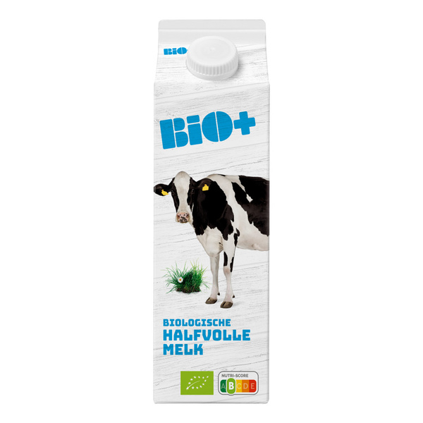 Bio+ Halfvolle melk Biologische voorkant