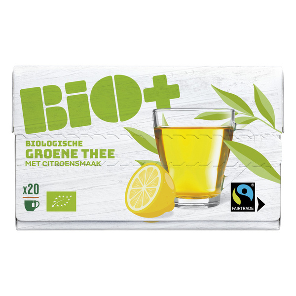Bio+ Thee Groene Citroen voorkant