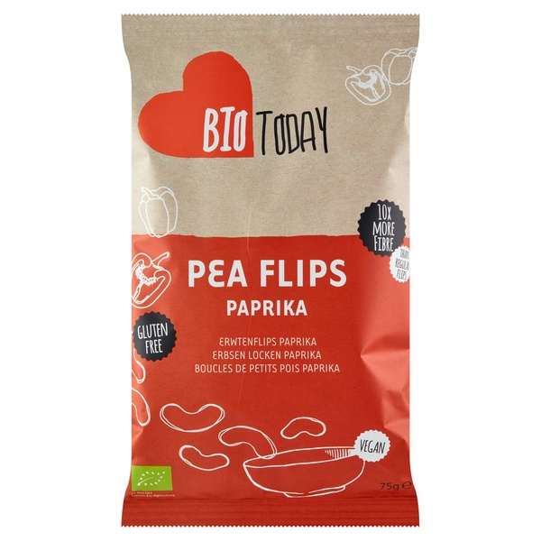 Bio Today erwtenflips paprika voorkant