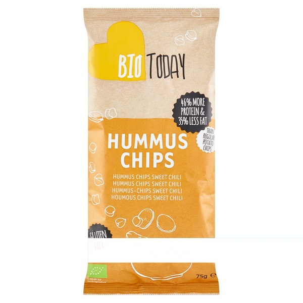 Bio Today hummus chips sweetchili voorkant
