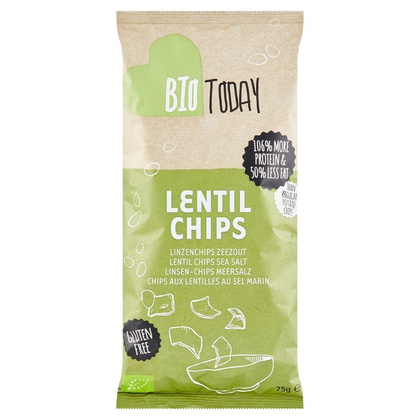 Bio Today linzenchips zeezout voorkant