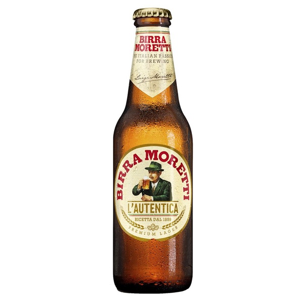 Birra moretti pils voorkant