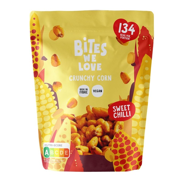 BitesWeLove crunchy corn sweet chili voorkant