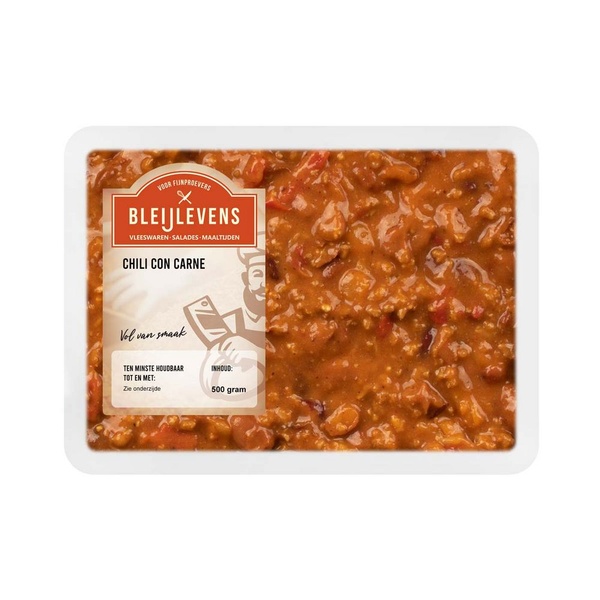 Bleijlevens chili con carna voorkant