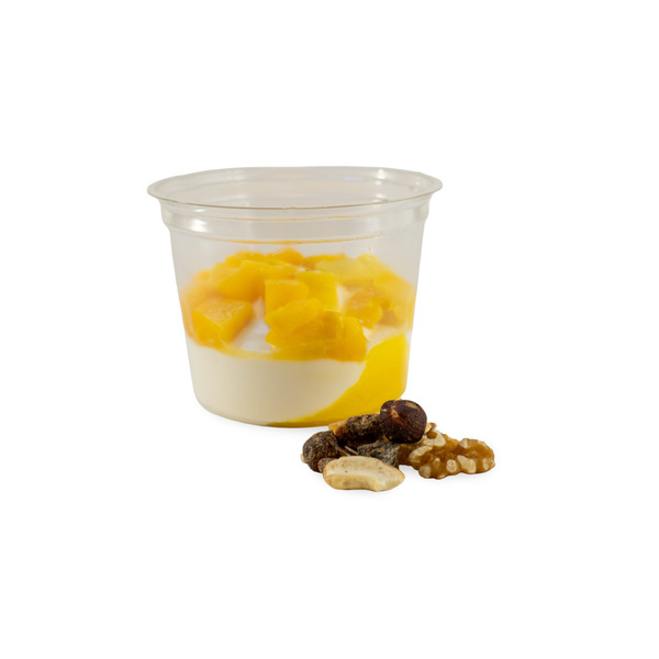 Bloemcool kokos yoghurt mango coulis 220 gram voorkant