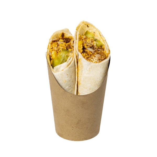 Bloemcool wrap cajun kip met jalapeños voorkant