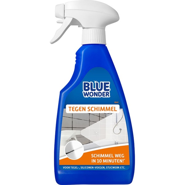 Blue Wonder schimmelreiniger voorkant