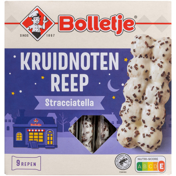 Bolletje Kruidnotenreep Stracciatella voorkant