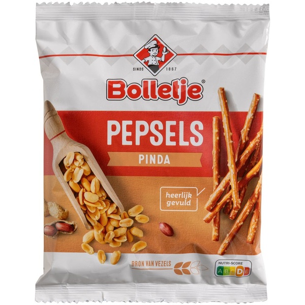 Bolletje pepsels pinda voorkant