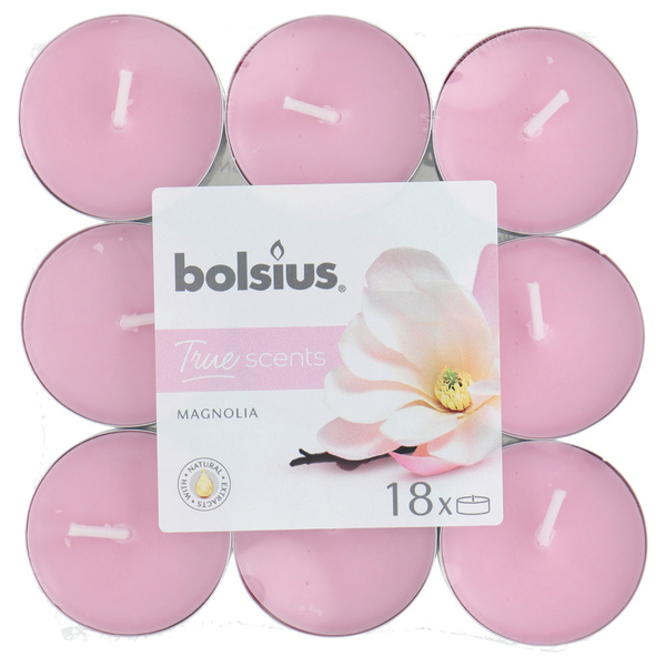 Bolsius Geurkaars Magnolia - Roze voorkant