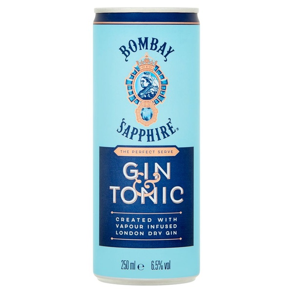 SPAR Bombay Sapphire gin tonic je vindt het bij SPAR