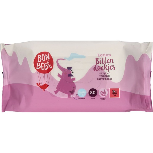 Bonbébé billendoekjes lotion voorkant