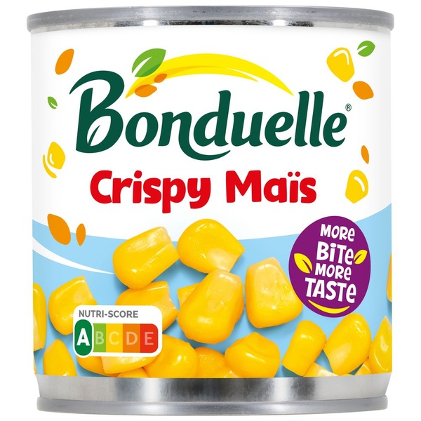 Bonduelle Crispy Maïs achterkant