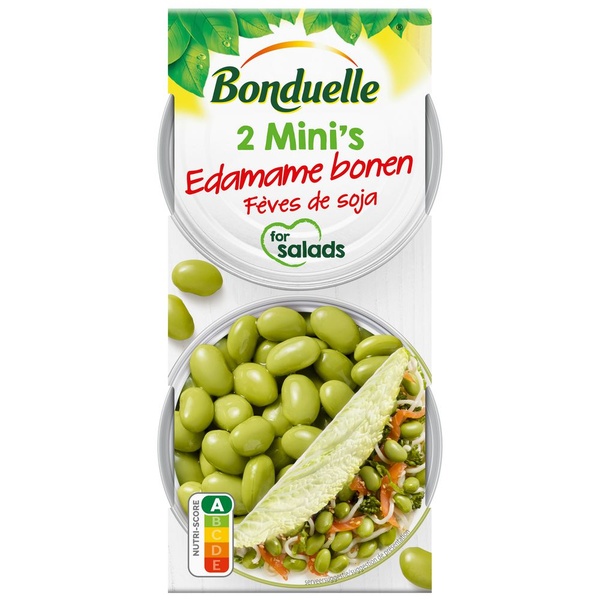 Bonduelle edamame bonen achterkant