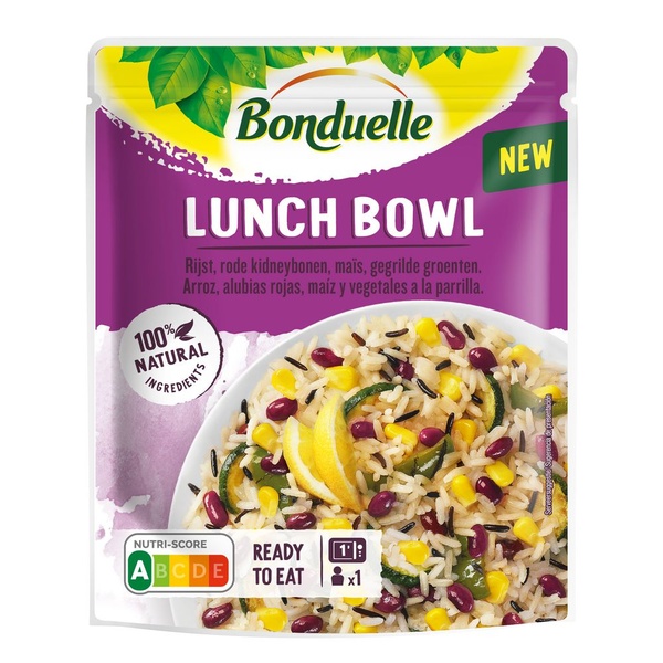 Bonduelle Lunch Bowl Rijst en rode kidneybonen voorkant