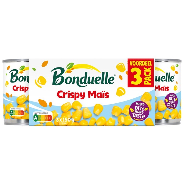 Bonduelle maïs 3-pack voorkant