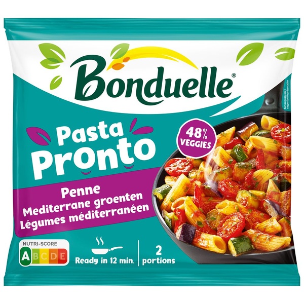 Bonduelle pasta pronto penne achterkant