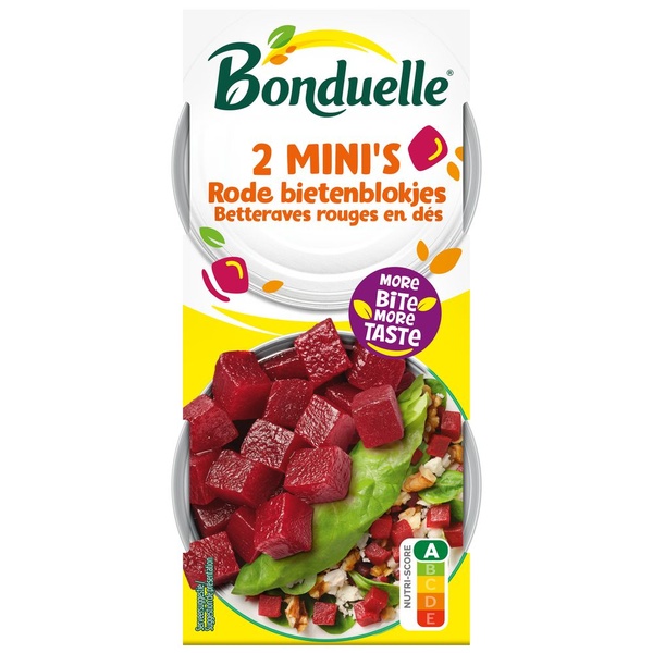 Bonduelle rode bietenblokjes voorkant