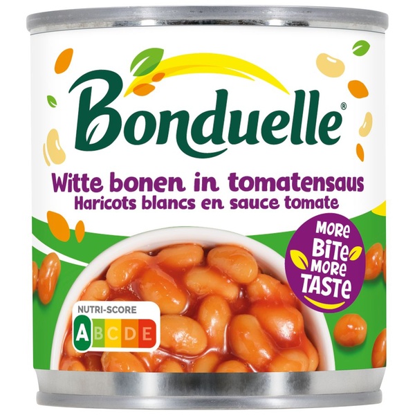 Bonduelle Witte Bonen In Tomatensaus voorkant
