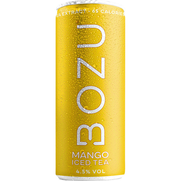 Bozu Bozu Iced Tea Mango 4,5% voorkant