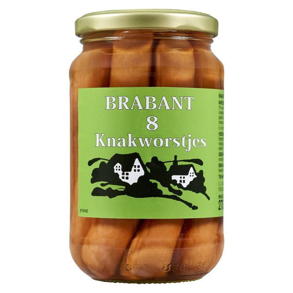 Brabant Knakworst 8 st voorkant