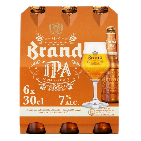 Brand Bier Ipa Fles 6X30Cl voorkant