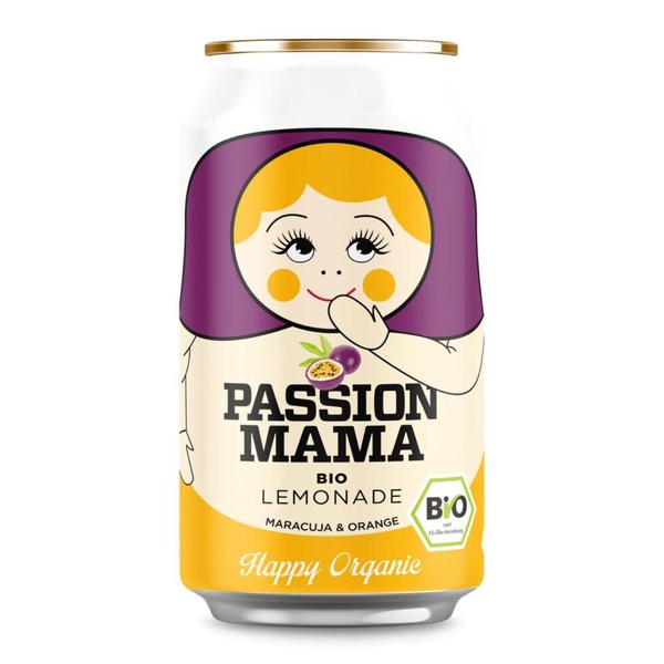 Brand Garage Biologische limonade Sinaasappel- en passievrucht voorkant