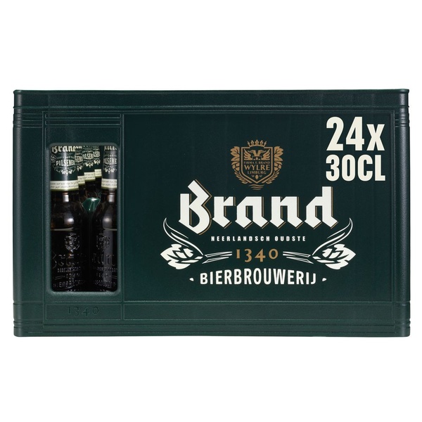 Brand pils krat 24x30 cl voorkant