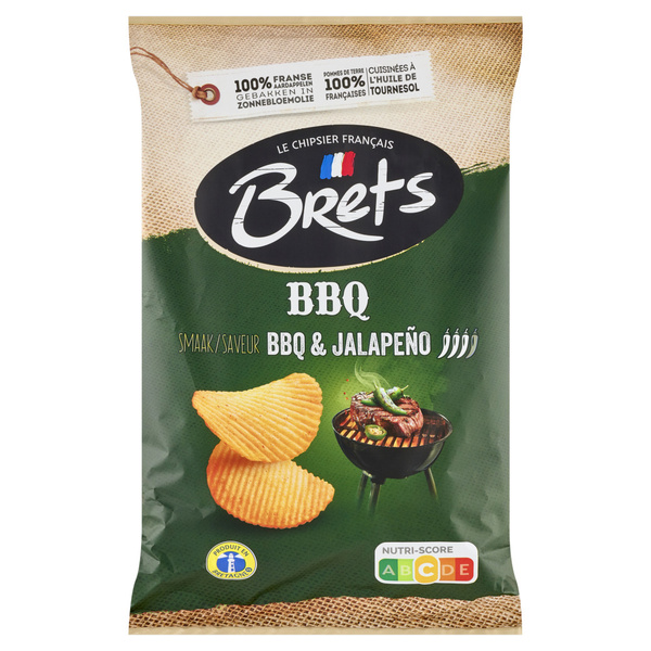 Brets Chips BBQ & Jalapeno voorkant