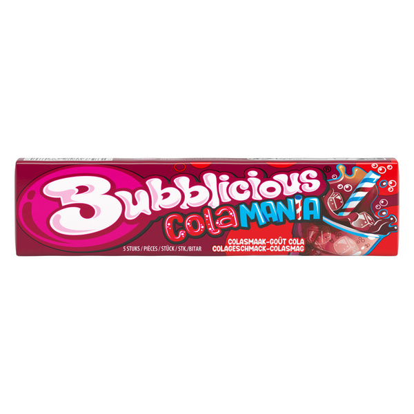 Bubblicious kauwgom cola voorkant