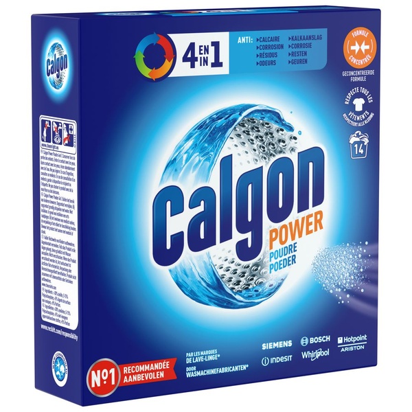 Calgon 4en1 Poudre 900g - Adoucisseur D'Eau Et Produit D'Entretien Lave-linge