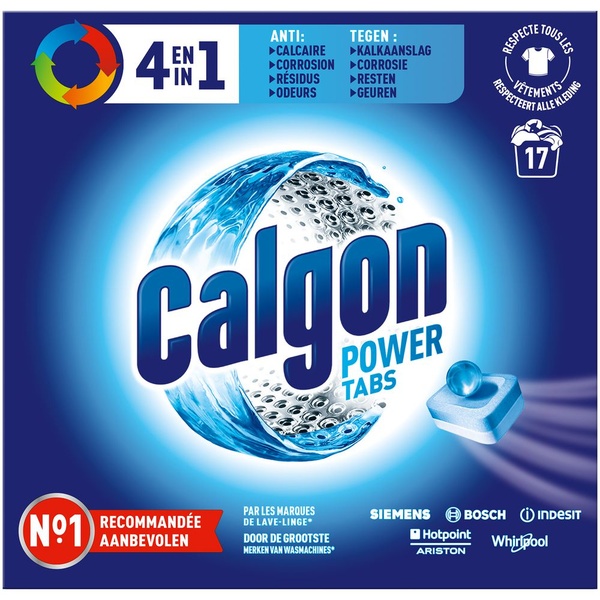 Calgon wastabletten 3-in-1 voorkant
